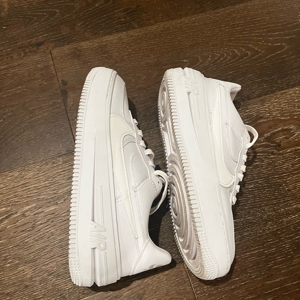 Nike AirForce platform sneakers